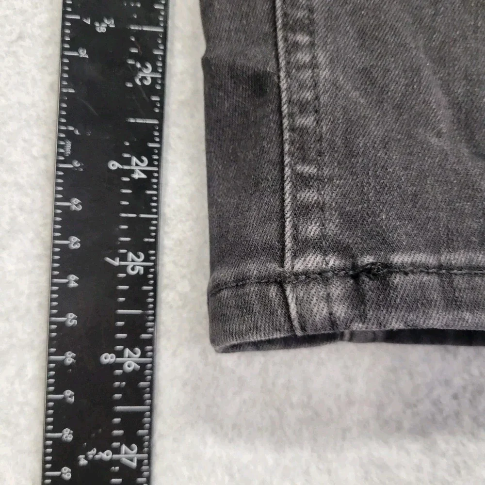 We The Free Free People Black Slim Straight Yoke Front Jeans Size 27